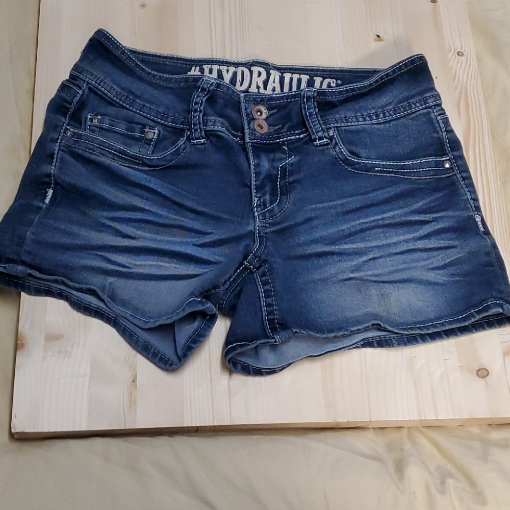 denim shorts